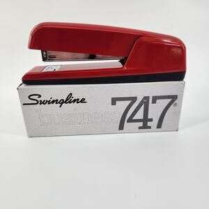 Swingline Stapler 30 Sheet Capacity 747 Business Stapler Jam Free Metal, Rio Red